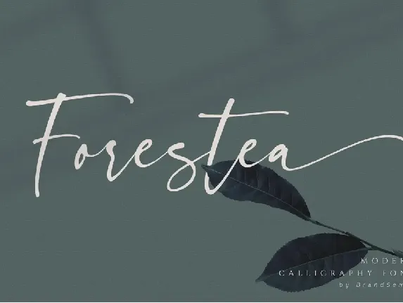 Forestea Script font