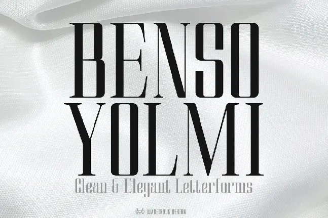 Benso Yolmi Demo font