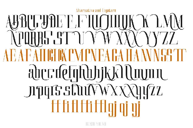 Benso Yolmi Demo font