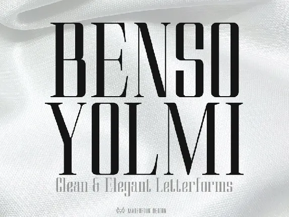 Benso Yolmi Demo font