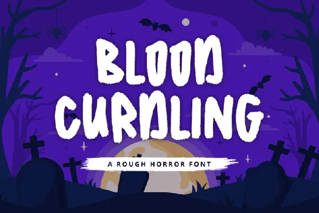 Bloodcurdling Display font