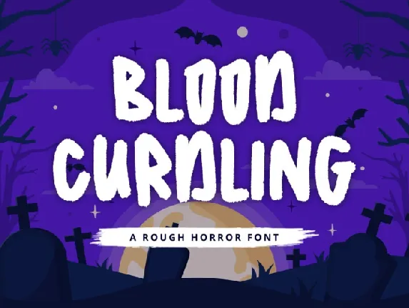 Bloodcurdling Display font