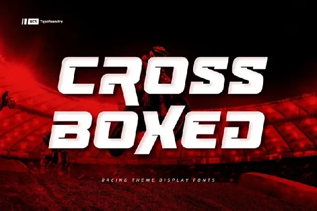 Cross Boxed font