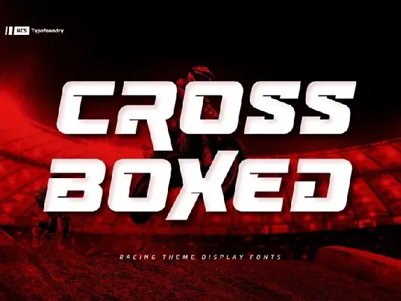 Cross Boxed font