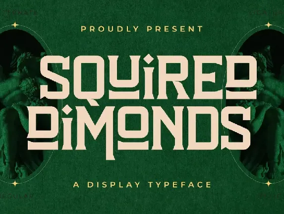 Squired Dimonds Serif font