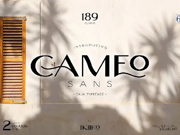 Cameo Sans font