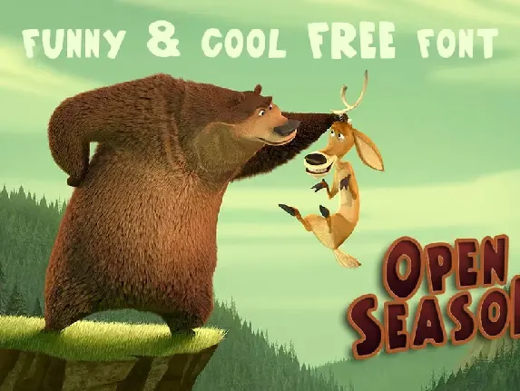 Open Season font