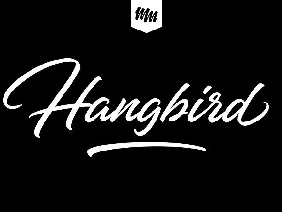 Hangberd Script font