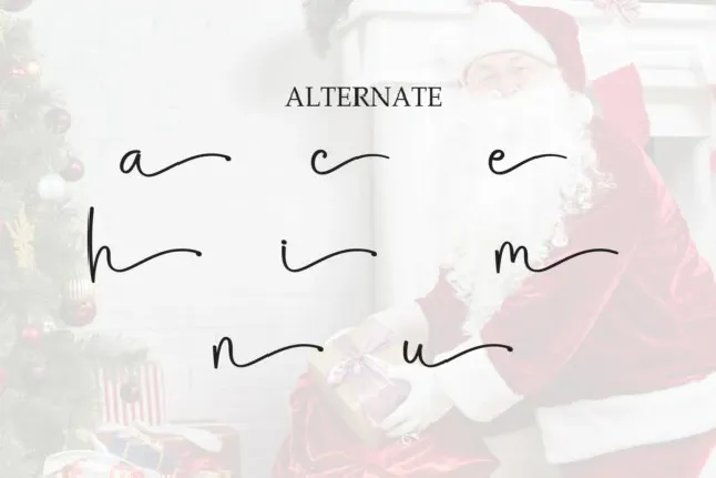 Santa House Script font