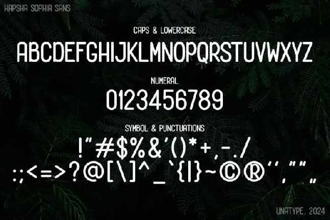 Hapsha Sophia font