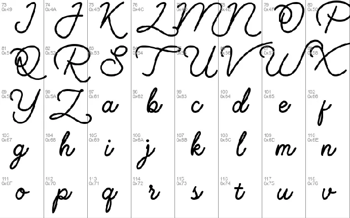 Hapsha Sophia font