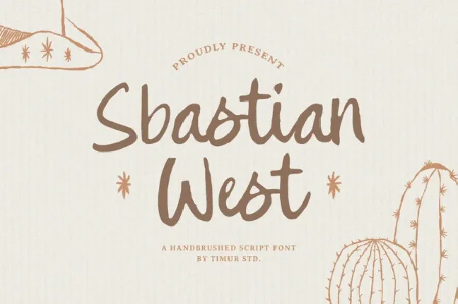 Sbastian West font