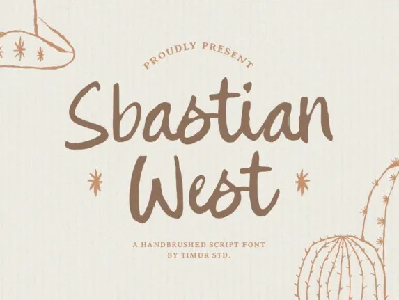 Sbastian West font