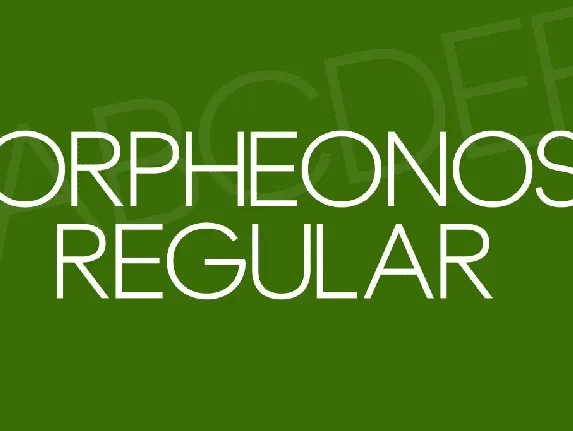 Orpheonos font