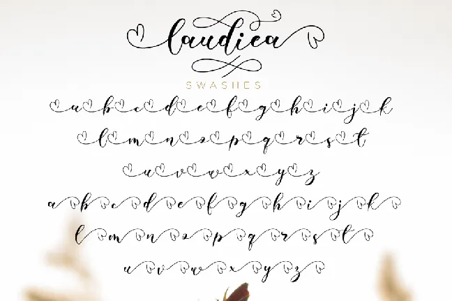 Laudiea font