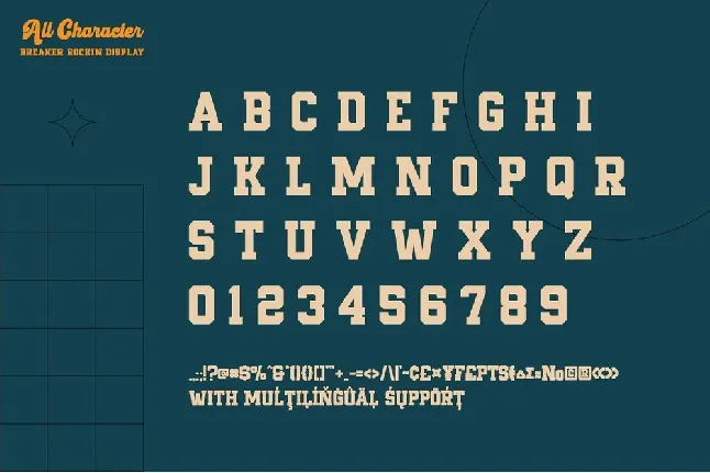 Breaker Rockin font