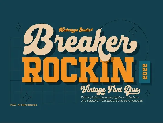 Breaker Rockin font