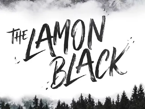 The Lamon Black font