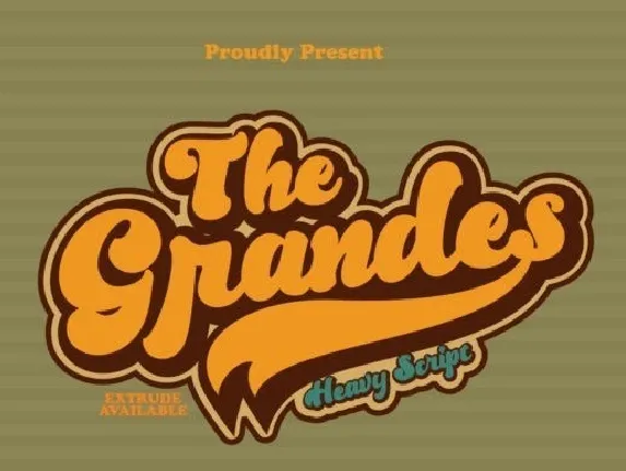 Grandes Vintage Bold Script font