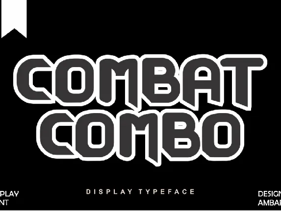 Combat Combo font