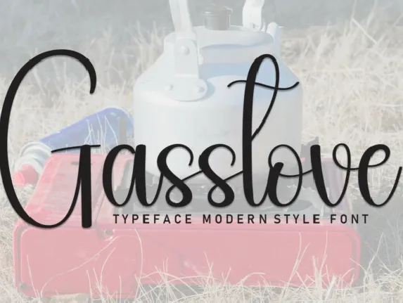 Gasstove Script font