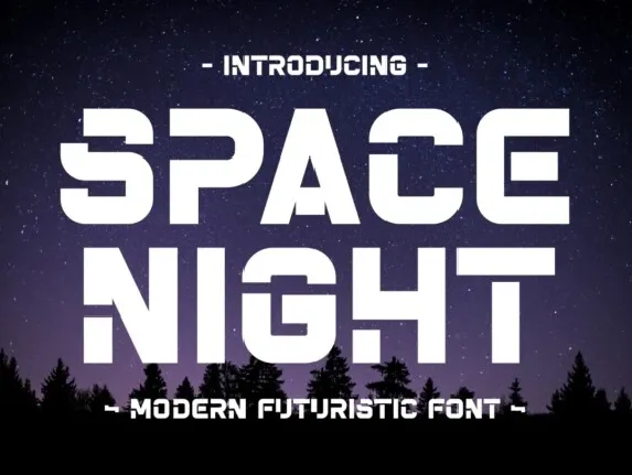 Space Night font