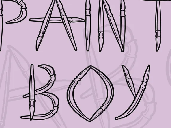 Paint Boy font