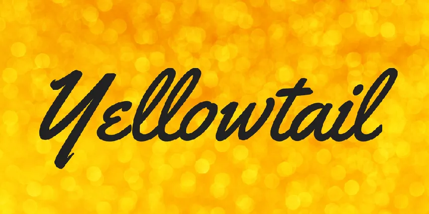 Yellowtail font