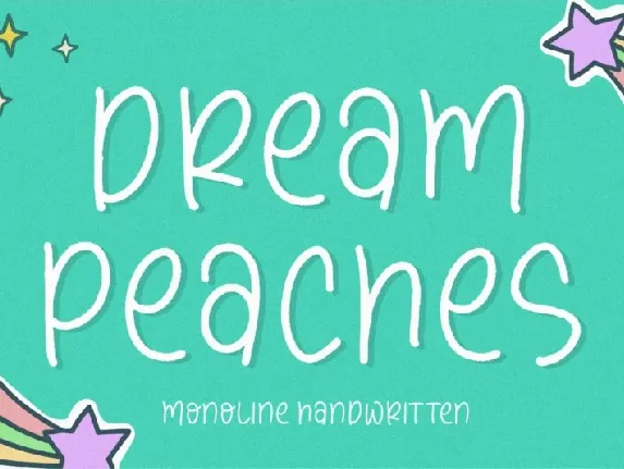 Dream Peaches font