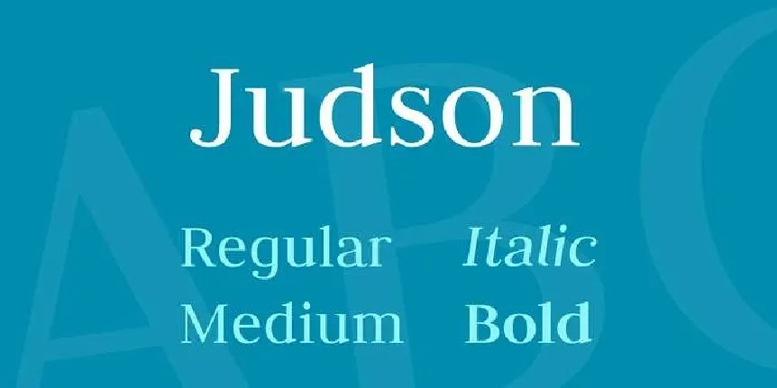 Judson font