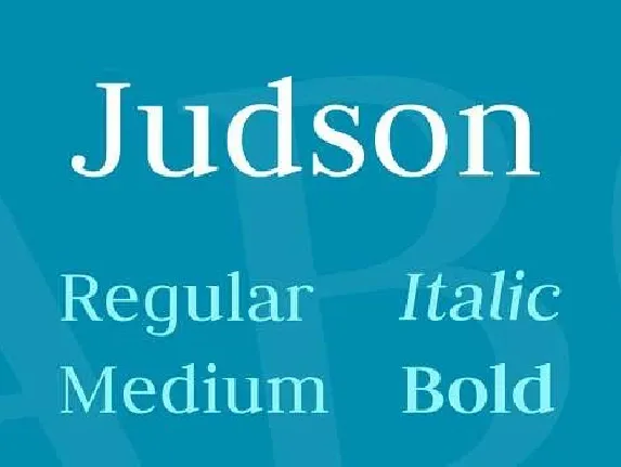 Judson font