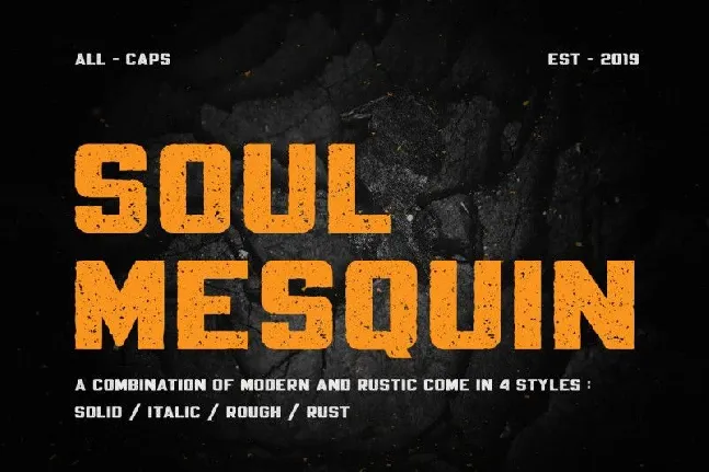 Mesquin Typeface font