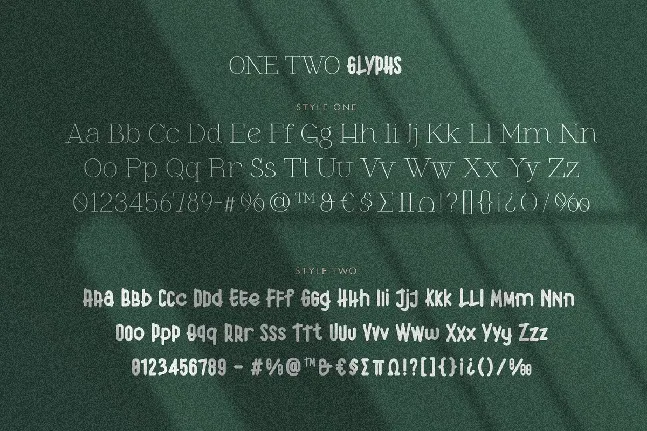 TwoOne font