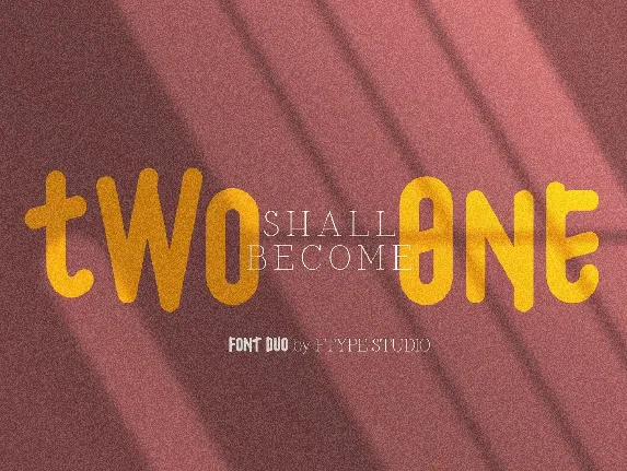 TwoOne font