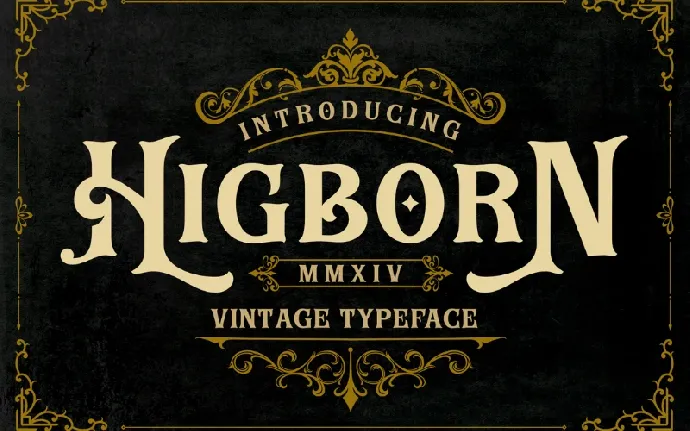 Higborn font