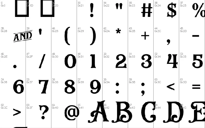 Higborn font