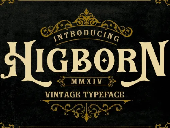 Higborn font