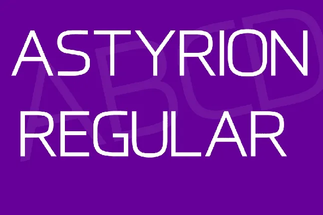 Astyrion font