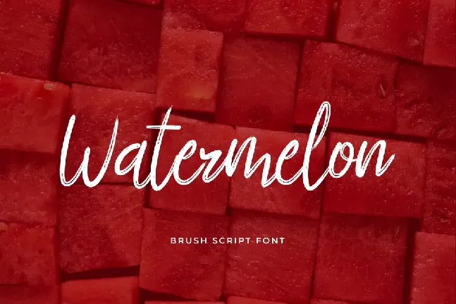 Watermelon font