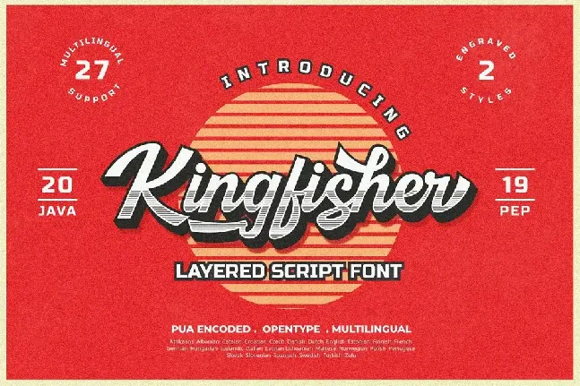 Kingfisher Demo font