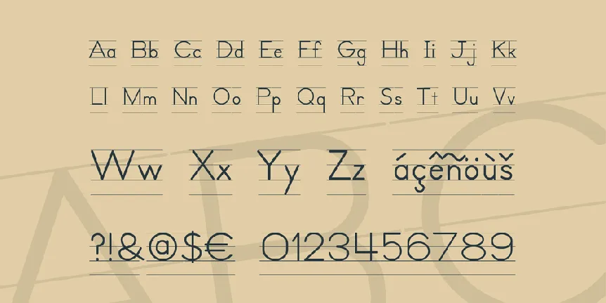 LetsTrace font