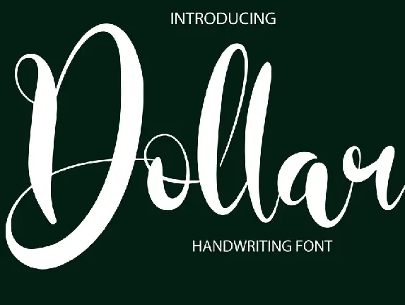 Dollar font