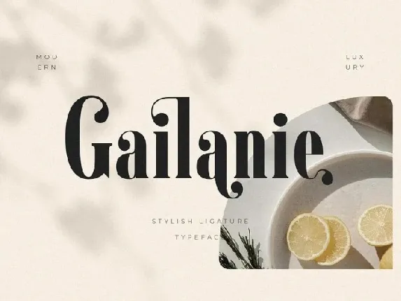 Gailanie font