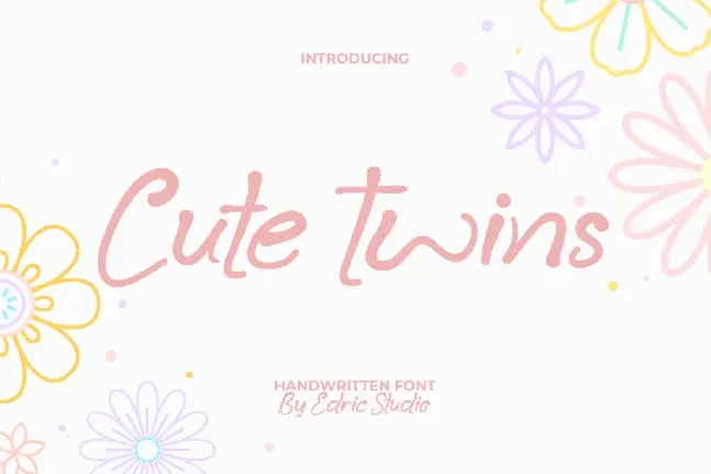 CuteTwinsDemo font