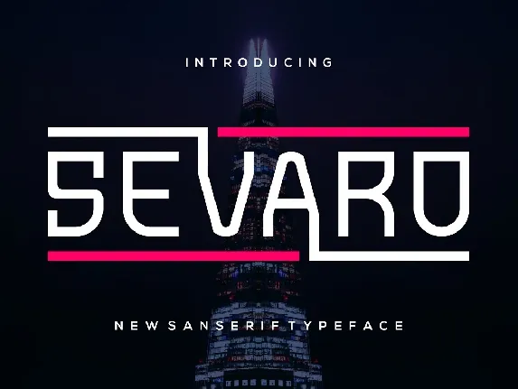 Sevaro font