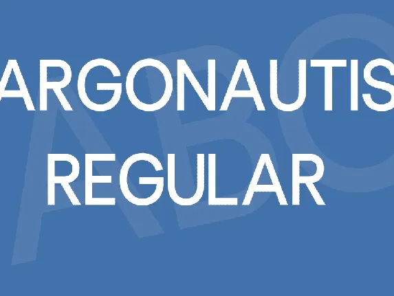 Argonautis font