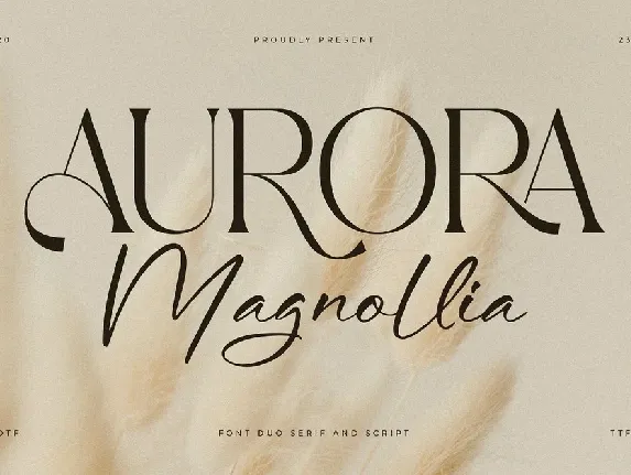 Aurora Magnollia font