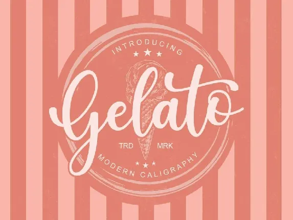 Gelato font