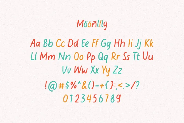 Moonlily Demo Version font