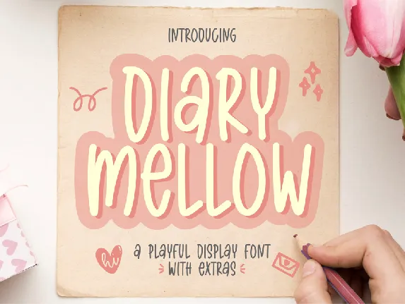 Diary Mellow font